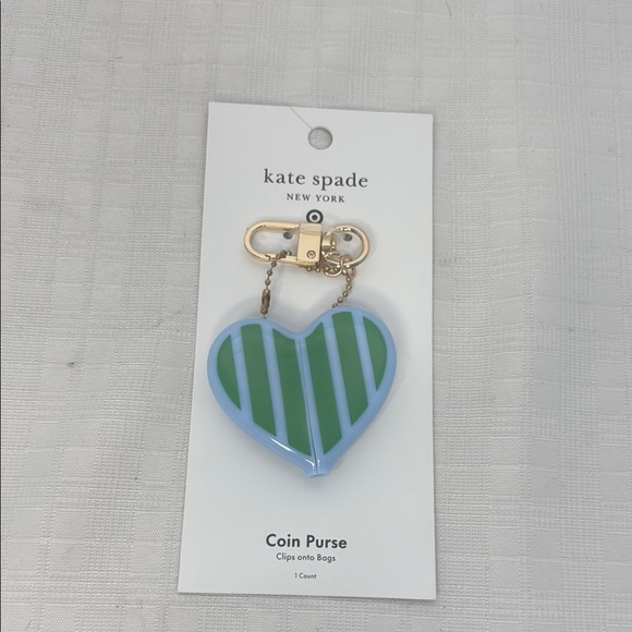 Kate Spade Heart Coin Purse / Bag charm - Picture 4 of 7